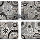 Hand-Drawn Doodles Laptop Covers - Artistic Laptop Skins for Personal & Professional Style Enhancement 4