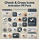 Check & Cross Icons Animation PR Pack - Dynamic Video Elements for Studio Projects and Creative Visuals 1