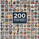 200 Miscellaneous Clipart Bundle - Diverse Mixed Objects for Creative Projects and Graphic Designers 1
