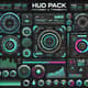 HUD Pack Futuristic UI Typography - Sleek Futuristic UI Typography Kit for Designers and Developers 5