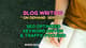 BLOG WRITING SERVICE — SEO OPTIMIZED, KEYWORD DRIVEN & TRAFFIC FOCUSED 1