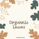 Organic Leaves Thanksgiving Card - Elegant Rustic Greeting for Warm Holiday Wishes 1
