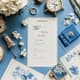Royal Blue Moments Wedding Timeline Sheet - Elegant Event Planning Template for Seamless Wedding Coordination 1