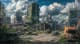 Desolate Cityscape in a Post-Apocalyptic Setting - Immersive Sci-Fi Art for Futuristic Storytelling and Visual Projects 6