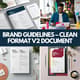 Brand Guidelines Clean Format v2 Document - Professional Marketing Template for Cohesive Brand Identity and Efficient Campaigns 6