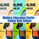 Modern Education Poster Yellow Bold Edition - Dynamic Training Templates for Educators and Learning Professionals 3
