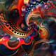 Digital Abstract Complex Harmonious Patterns - Premium Abstract Art for Creative Projects and Visual Storytelling 6
