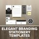 Elegant Branding Stationery Templates - Refined Business Identity Design Assets for Professional Brand Cohesion 4