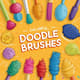 Playful Doodle Brush Collection - Creative and Versatile Brush Set for Digital Artists and Designers 3
