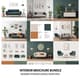 Interior Brochure Bundle - Modern Interior Design Templates - Sleek Multipurpose Promo Kit for Designers and Marketers 3