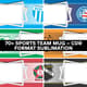 70+ Sports Team Mug Designs - Vibrant Sublimation Graphics for Personalized Team Merchandise and Fan Gifts 3