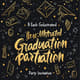 Black Gold Illustrated Graduation Party Invitation - Elegant Celebration Card for Memorable Graduation Events 5