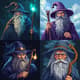 Wise Old Wizard Pixel Portrait - Detailed Pixel Art Character for Games and Digital Storytelling 4