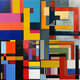 Hard Edge Intersecting Rectangles - Bold Abstract Art for Modern Creative Spaces and Visual Projects 4