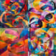 Lyrical Abstract - Ribbon-Like Dynamic Forms - Expressive Abstract Art for Contemporary Spaces and Creative Projects 4