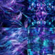 Digital Abstract Cool Blue Complex Patterns - Immersive Abstract Art for Creative Projects and Modern Decor 4