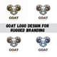 Goat Logo Design for Rugged Branding - Bold, Versatile Brand Logo Templates for Professional Identity Creation 5
