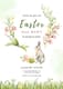 Festive Floral Easter Invite - Elegant Springtime Invitation Template for Memorable Easter Celebrations 3