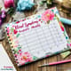 Floral Symphony Printable Monthly - Elegant Monthly Planner for Organized Personal and Professional Planning 5