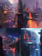 Alien Cityscape - Futuristic Sci-Fi Digital Art for Visionary Creators and Space-Themed Projects 4