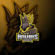 Anubis Esports Mascot Logo Design - Dynamic Branding Template for Competitive Gaming and Streamlined Identity Creation 1
