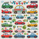 20+ Cars Themed Clipart Editable Pack - Versatile Travel & Transportation Graphics for Designers and Creators 4