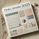 Desk Calendar 2025 - Contemporary Monthly Design - Sleek Organized Planner for Personal and Professional Use 4