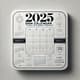 2025 Desk Calendar Template 2 - Sleek & Elegant Design for Professional and Personal Planning 5