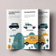 Carriage Services Brochure - Square Trifold Template - Sleek Marketing Design for Professional Promotions and Client Engagement 5