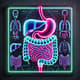 Digestive System Glow - Animated Organ Visualization - Cinematic Motion Graphics for Medical and Educational Videos 4