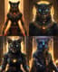 Bastet's Grace - Feline Divinity - Mythological Fantasy Art for Creators Seeking Immersive Legendary Visuals 5