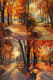 Peaceful Autumn Park - Serene Landscape Art for Relaxing Spaces and Creative Decor 4