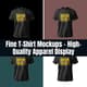 Fine T-Shirt Mockups - Premium High-Quality Apparel Display for Designers and Brands 4
