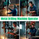 Metal Drilling Machine Operator - High-Impact Business & Technology Stock Video for Industrial Projects 6