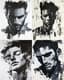 Monochrome Abstract Male Portrait Design - Contemporary Minimalist Portrait Art for Creative Professionals and Decor 5