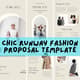 Chic Runway Fashion Proposal Template - Sleek Branding & Business Planning for Style Professionals 3