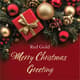 Red Gold Merry Christmas Greeting - Elegant Festive Holiday Card Design for Warm Seasonal Wishes 4