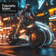 Futuristic Robot on Motorcycle - High-Quality 3D Render for Designers and Tech Creators 5