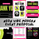 Neon Vibe Modern Event Proposal - Vibrant Branding & Business Planning Template for Creative Agencies 4
