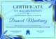 Elegant Award Certificate - Blue & Gold Accents - Professional Certificate Template for Education and Training Achievements 4