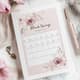 Blush Savings Canvas - Pink Elegant Tracker - Stylish Financial Budget Planner for Personal and Business Use 1