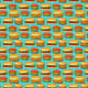 Burger Illustration Patterns - Organic Textured Patterns for Creative Print and Digital Designs 4