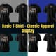 Basic T-Shirt Classic Apparel Display - Clean Mockup for Fashion Branding and E-commerce Presentations 4