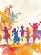 Children Playing - Joyful Figurative Wall Art for Uplifting Home and Creative Spaces 6