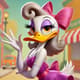 20+ Daisy Duck CDR Illustration - Playful Cartoon Vector Art for Fun, Toys & Creative Projects 4