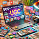 500+ AI ChatGPT Prompts - UGC (User Generated Content) - Creative AI Chat Prompts for Engaging Content Creators and Marketers 1