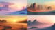 Desert Dawn Scene - Serene Landscape Art for Ambient Spaces and Creative Projects 2025-2026 4