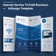 Internet Service Tri-Fold Brochure - InDesign Template - Modern Marketing Brochure for Branding and Promotions 4