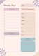 Soft Hue Weekly Harmony Planner - Serene Minimalist Organizer for Balanced Productivity and Mindful Time Management 1