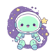 25 Astro Orbit Sticker Collection - GlossEdge Collective Space Alien & UFO Themed Decals for Creative Branding and Personalization 1